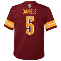 NFL Jayden Daniels Washington Commanders Youth Game Jersey - Burgundy