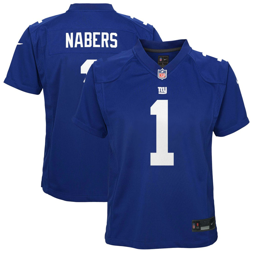 NFL Malik Nabers New York Giants Youth Game Jersey - Royal