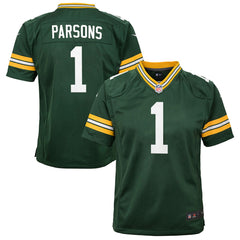 NFL Micah Parsons Green Bay Packers Youth Game Player Jersey - Green