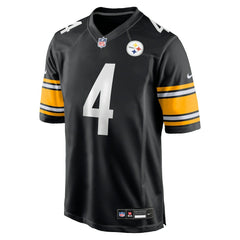 NFL DK Metcalf Pittsburgh Steelers Youth Game Jersey - Black