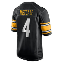 NFL DK Metcalf Pittsburgh Steelers Youth Game Jersey - Black