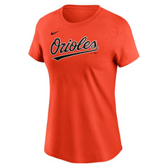 Jackson Holliday Baltimore Orioles Nike Women's Cooperstown Collection Fuse Name & Number T-Shirt - Orange T-shirts