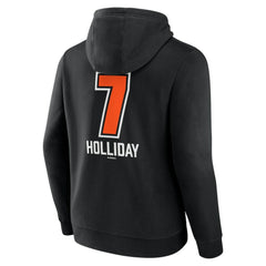 Jackson Holliday Baltimore Orioles Fastball Player Name & Number Pullover Hoodie - Black Hoodies