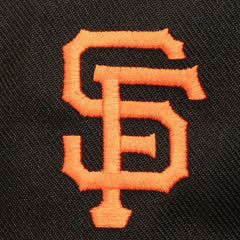 San Francisco Giants Mitchell & Ness Double Up Snapback Hat - Black Hats
