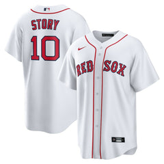 MLB Trevor Story Boston Red Sox Nike Home Replica Jersey - White
