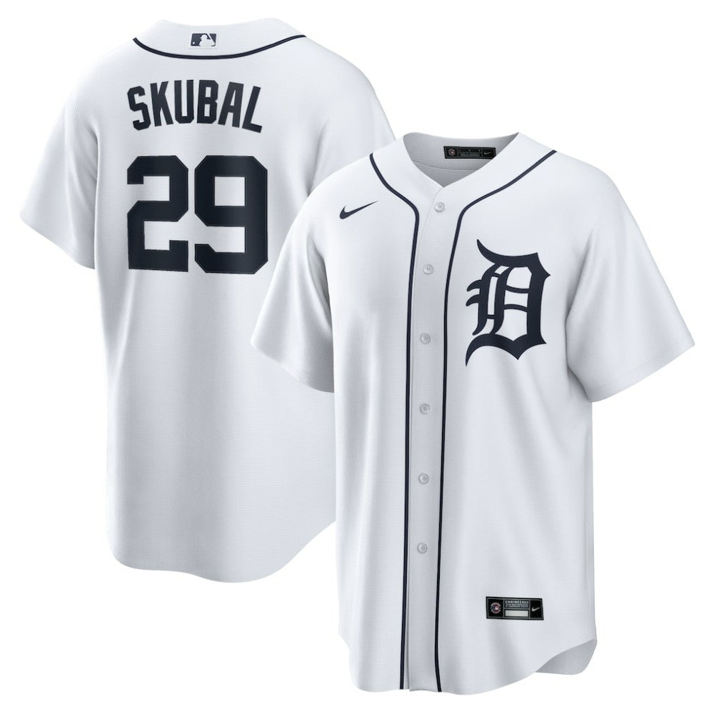 MLB Tarik Skubal Detroit Tigers Nike Home Replica Jersey - White