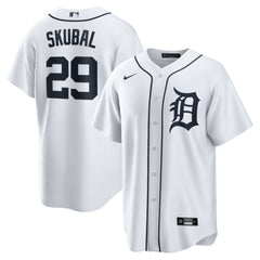 MLB Tarik Skubal Detroit Tigers Nike Home Replica Jersey - White