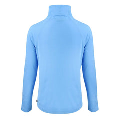 Philadelphia Phillies Cutter & Buck Women's Cooperstown Collection Coastline Epic Comfort Eco Recycled Funnel Neck Raglan Pullover Top - Powder Blue Pullover