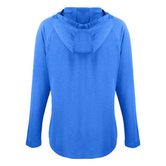 Los Angeles Dodgers Cutter & Buck Women's Cooperstown Collection Coastline Epic Comfort Eco Recycled Hoodie Raglan Long Sleeve T-Shirt - Royal Hoodies