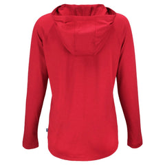 Minnesota Twins Cutter & Buck Women's Coastline Epic Comfort Eco Recycled Hoodie Raglan Long Sleeve T-Shirt - Red Hoodies
