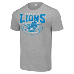 Detroit Lions Starter 80s Inspired Team Logo T-Shirt Heather Gray