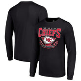 Kansas City Chiefs Starter '80s Inspired Team Logo Long Sleeve T-Shirt Black