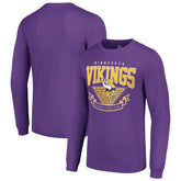 Minnesota Vikings Starter '80s Inspired Team Logo Long Sleeve T-Shirt Purple