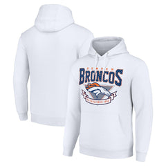 Denver Broncos Starter ‘80s Inspired Pullover Hoodie White