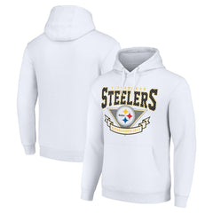 Pittsburgh Steelers Starter ‘80s Inspired Pullover Hoodie White