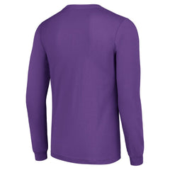 Minnesota Vikings Starter Player X Logo Graphic Long Sleeve T-Shirt Purple