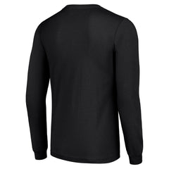 Detroit Lions Starter Player X Logo Graphic Long Sleeve T-Shirt Black