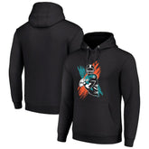 Miami Dolphins Starter Player X Fleece Pullover Hoodie Black
