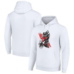 Atlanta Falcons Starter Player X Fleece Pullover Hoodie White