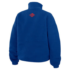 Buffalo Bills WEAR by Erin Andrews Women's Polar Fleece Half-Zip Jacket Royal