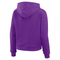Minnesota Vikings WEAR by Erin Andrews Women's Waffle Hoodie Pullover Top Purple