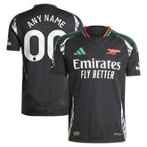 Arsenal 2024/25 Away Custom Jersey Black