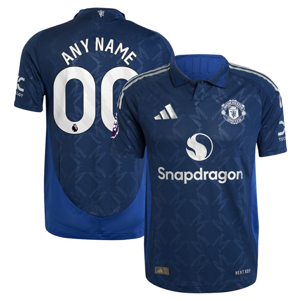 Manchester United 2024/25 Away Custom Jersey Navy