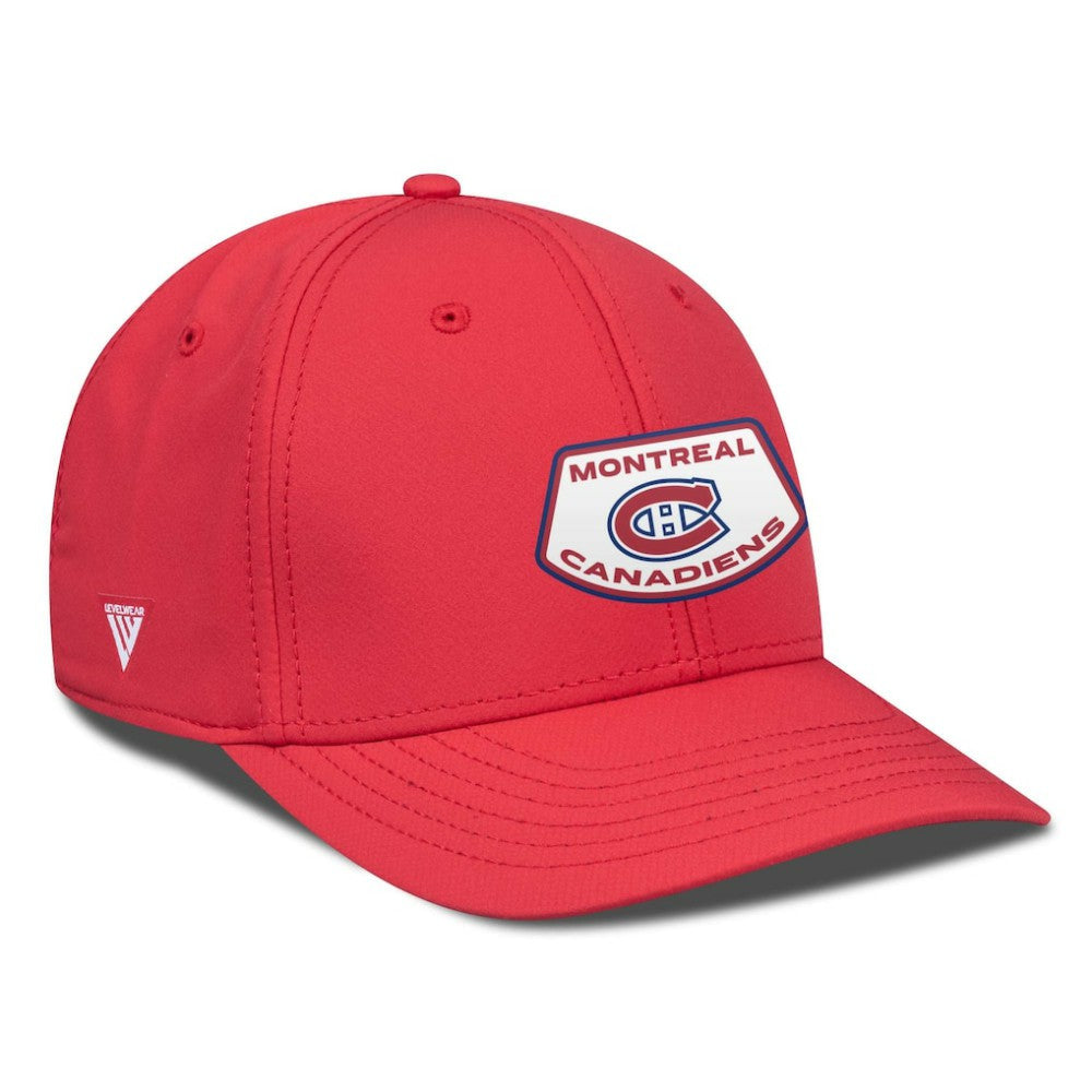 NHL Montreal Canadiens Levelwear Rise Skylight Flex Hat - Red