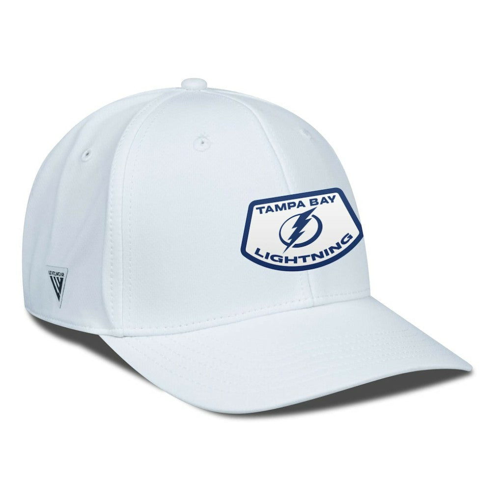 NHL Tampa Bay Lightning Levelwear Rise Skylight Flex Hat - White