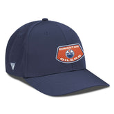 NHL Edmonton Oilers Levelwear Rise Skylight Flex Hat - Navy