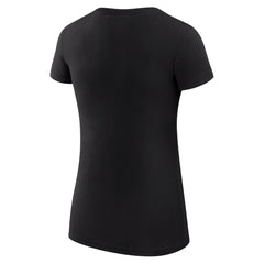 Oklahoma City Thunder G-III 4Her by Carl Banks Women's Super-Slim Fit Lightweight Team Name Collage Graphic T-Shirt Black