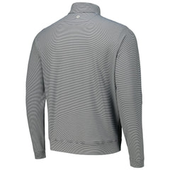 Cincinnati Reds Peter Millar Perth Sugar Stripe Performance Quarter-Zip Top - Black Tops