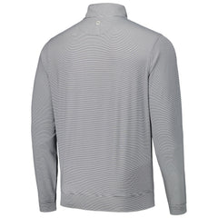 San Diego Padres Peter Millar Perth Sugar Stripe Performance Quarter-Zip Top - Black Tops
