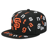 San Francisco Giants New Era Team Confetti 59FIFTY Fitted Hat - Black Hats
