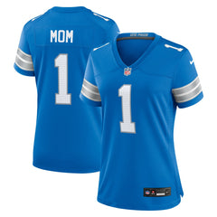 NFL Number 1 Mom Detroit Lions Game Jersey - Blue
