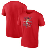 Mike Trout Los Angeles Angels Fanatics Hometown Caricature T-Shirt - Red T-shirts