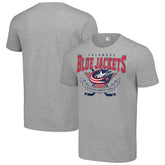 NHL Columbus Blue Jackets Starter Team Logo Graphic T-Shirt - Heather Gray