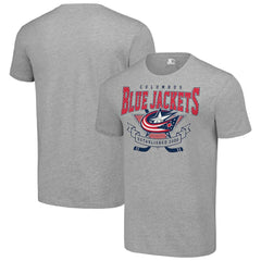 NHL Columbus Blue Jackets Starter Team Logo Graphic T-Shirt - Heather Gray