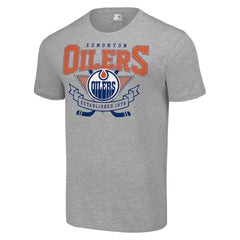 NHL Edmonton Oilers Starter Team Logo Graphic T-Shirt - Heather Gray