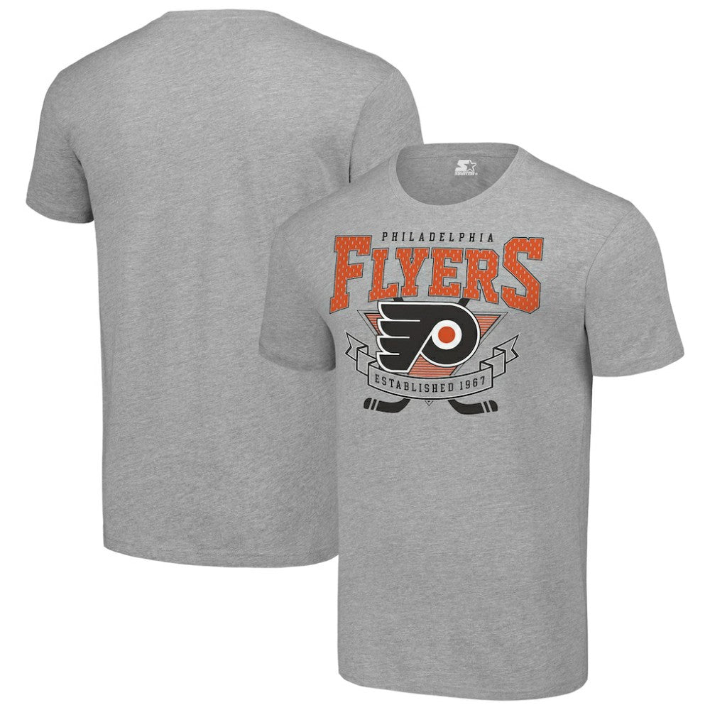 NHL Philadelphia Flyers Starter Team Logo Graphic T-Shirt - Heather Gray