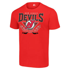 NHL New Jersey Devils Starter Team Logo Graphic T-Shirt - Red