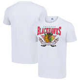 NHL Chicago Blackhawks Starter Team Logo Graphic T-Shirt - White