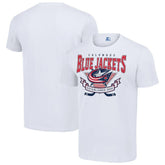 NHL Columbus Blue Jackets Starter Team Logo Graphic T-Shirt - White