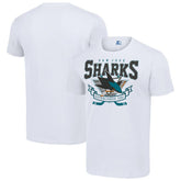 NHL San Jose Sharks Starter Team Logo Graphic T-Shirt - White