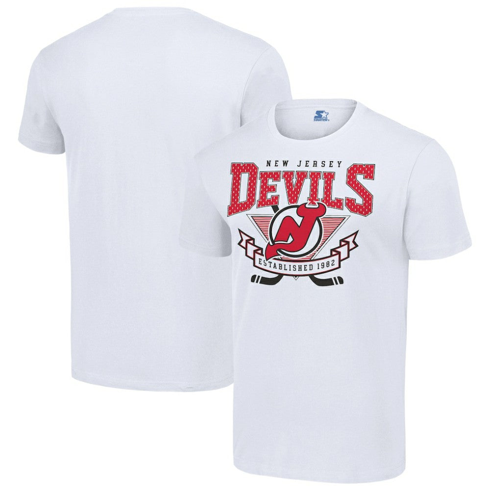 NHL New Jersey Devils Starter Team Logo Graphic T-Shirt - White