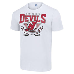 NHL New Jersey Devils Starter Team Logo Graphic T-Shirt - White