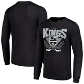 NHL Los Angeles Kings Starter Team Logo Graphic Long Sleeve T-Shirt - Black