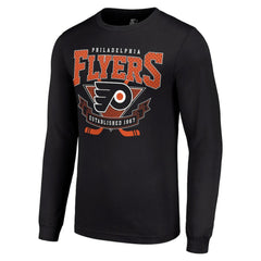 NHL Philadelphia Flyers Starter Team Logo Graphic Long Sleeve T-Shirt - Black