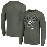 NHL Dallas Stars Starter Team Logo Graphic Long Sleeve T-Shirt - Olive