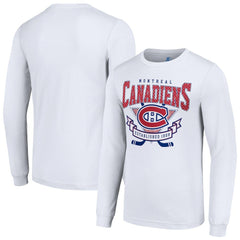 NHL Montreal Canadiens Starter Team Logo Graphic Long Sleeve T-Shirt - White